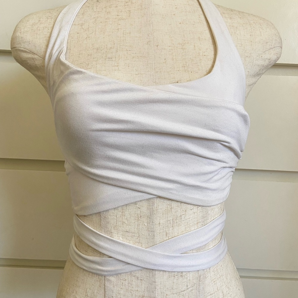 Tiger Mist Julia Top in White, size XS